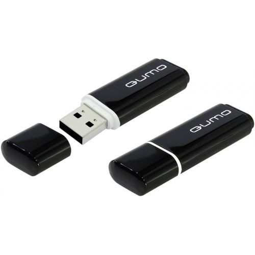 Накопитель USB 2.0 ,4Гб Qumo Optiva ,черный, пластик