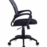 Кресло офисное Бюрократ CH-695N/DG/TW-11, черное, ткань/сетка