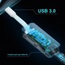 Сетевая плата TP-Link UE300C, 1*10/100/1000 Мбит/сек, USB Type C, белая, rtl