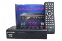 ТВ тюнер внешний GoldMaster T727HD DVB-T/DVB-T2/DVB-C 4:3, 16:9 576i,576p,720p,1080i,1080p 1920*1080 HDMI, RCA, антенна in/out черный rtl