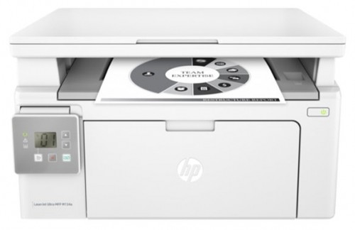 МФУ лазерное HP LaserJet Ultra M134a, А4, ч/б, 22 стр/мин/-,Apple AirPrint, белое