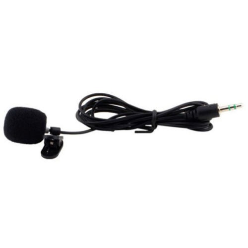 Микрофон петличный,проводной, jack 3.5mm, черный, oem (без коробки)