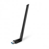 Адаптер Wi-Fi двухдиапазонный TP-Link Archer T3U Plus, USB 3.0, черный, rtl, 