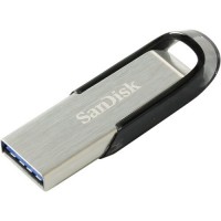 Накопитель USB 3.0, 32Гб SanDisk Ultra Flair SDCZ73-032G-G46,черный/серебристый, металл/пластик