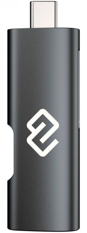 Картридер внешний Digma CR-СU2522-G USB 2.0/USB Type C, для SD,microSD,TF серый, rtl
