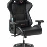 Кресло геймерское Бюрократ VIKING 5 AERO BLACK, черное, искусственная кожа/искусственная кожа