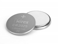 Литиевая батарейка CR2025 Mirex Lithium,3В,1 шт,oem