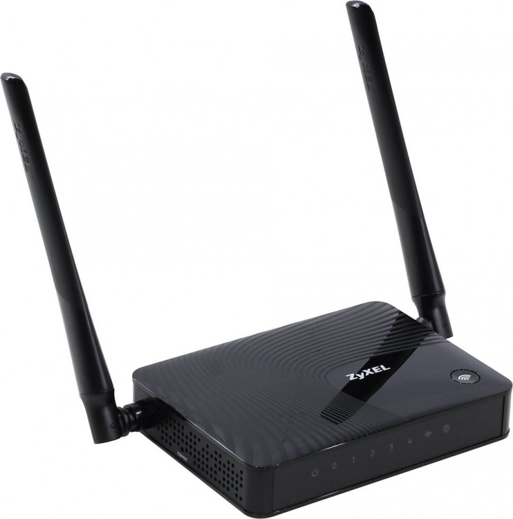 Маршрутизатор Wi-Fi ZyXEL Keenetic Lite III, 4 порта 10/100 Мбит/сек , внешний, черный, rtl(коробка)