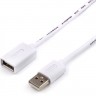 Кабель-удлинитель USB(AM)-USB(AF),1.8м,Atcom AT3789,белый,пакет