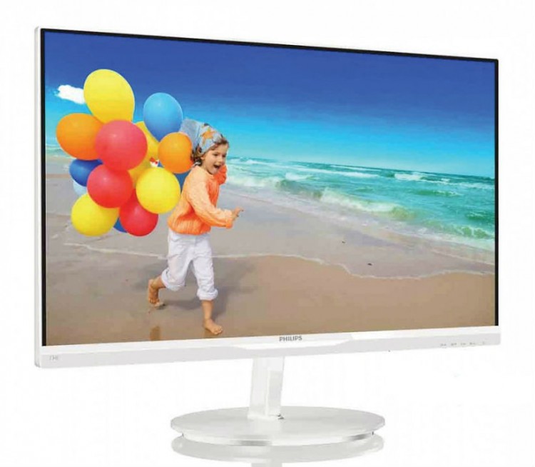 Монитор Philips 234E5QHAW (00/01) White-Cherry 23" белый, 5мс 16:9 стерео колонки 5W x 2 