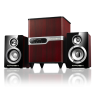 Акустическая система Crown CMS-440, 2.1, 31 Вт(15Вт + 2*8Вт),под дерево,rtl