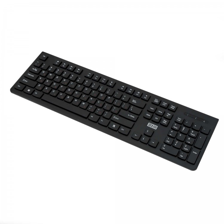 Клавиатура+мышь б/п STM 304SW черные,USB(для приемника),rtl