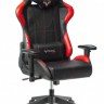 Кресло геймерское Бюрократ VIKING 5 AERO RED, черное/красное, искусственная кожа/искусственная кожа