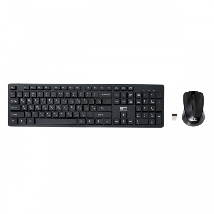 Клавиатура+мышь б/п STM 305SW черные,USB(для приемника),rtl