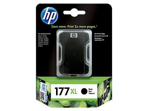 Картридж HP №177XL черный (black) (Оригинал)  Photosmart 3213, 3313, 8230, 8253, C5183, C6183, C6283, C7183, C7283, C8183, D7163, D7263, D7363, D7463,