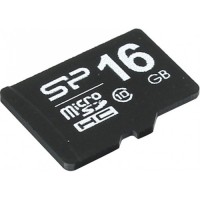 Карта памяти(б/адап.) microSDHC 16Гб/Class 10/UHS-I,Silicon Power (SP016GBSTH010V10)