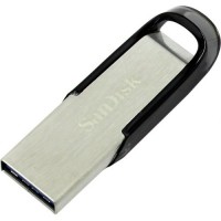 Накопитель USB 3.0, 64Гб SanDisk Ultra Flair SDCZ73-064G-G46,черный, металл/пластик