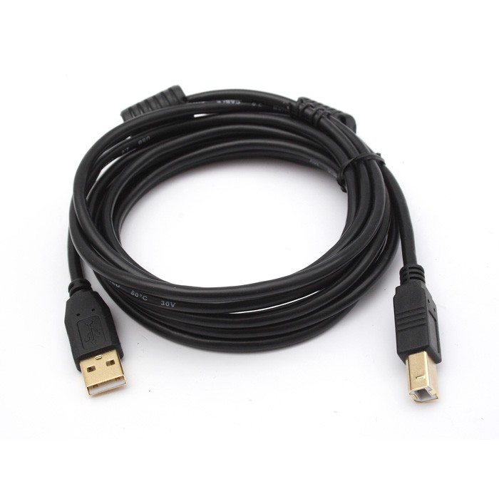 Кабель USB AM - USB BM(для принтера),3м,Sven Pro,черный,пакет