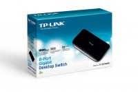 Сетевой коммутатор TP-Link TL-SG1008D, 8 портов 10/100/1000 Мбит/сек, внешний, черный, rtl