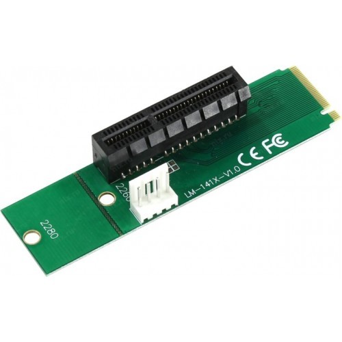 Райзер LM-141X-V1.0,M2?PCI-Ex4,oem(34978)
