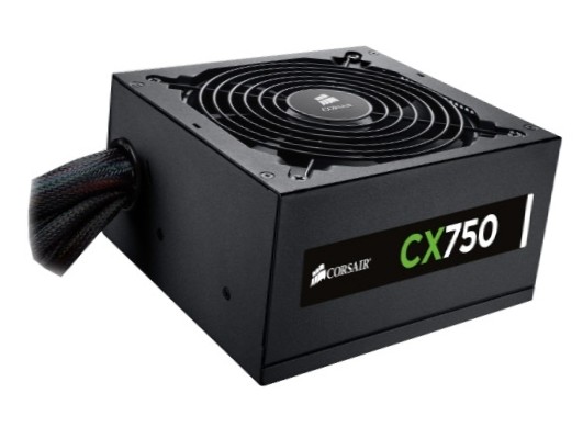 Блок питания 750 Ватт / COR-CP-9020015-EU / Power Supply Corsair CX 750W, ATX, 120mm, 4xSATA, 1xPCI-