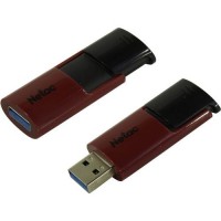 Накопитель USB 3.0, 256Гб Netac U182 NT03U182N-256G-30RE,черный/коричневый, пластик