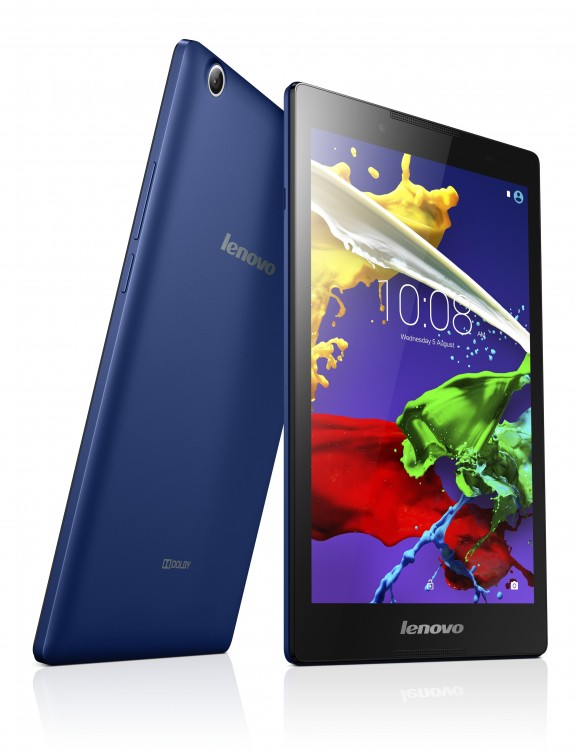 Планшет Lenovo Tab2 A8-50 8"/1280x800 Android 5.0.2/16 Гб/1 Гб, 4G,LTE, синий, rtl(коробка)