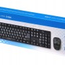 Комплект беспроводной клавиатура+мышь Oklick 210M черный,USB(для приемника),rtl
