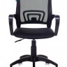 Кресло офисное Бюрократ CH-695NLT/BLACK, черное, ткань/сетка