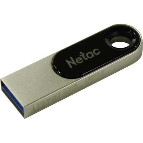 Накопитель USB 3.0 ,32Гб Netac U278 NT03U278N-032G-30PN,серебристый, металл