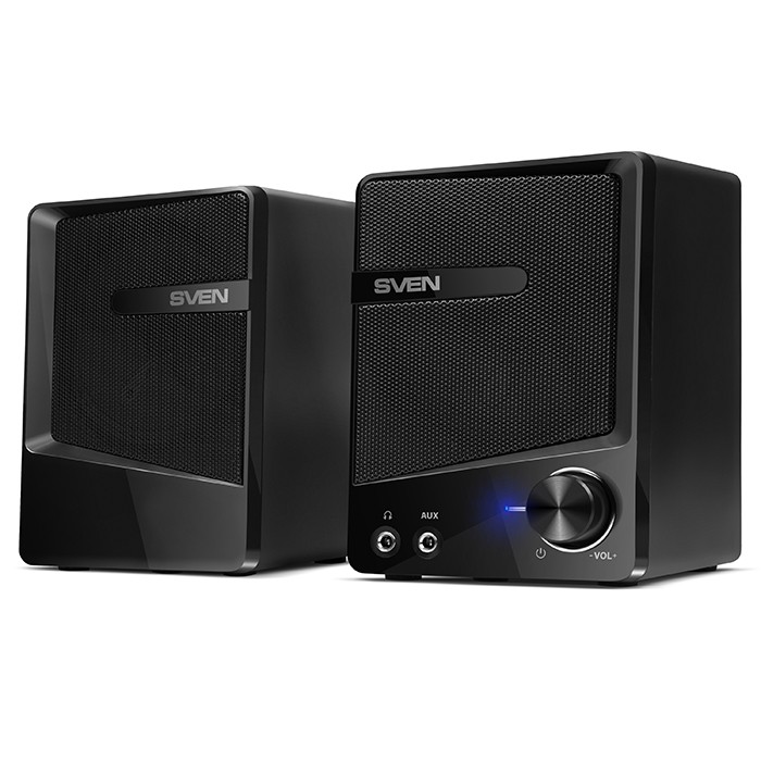 Колонки Sven 248, 2.0, 6Вт(2*3Вт),черные,rtl
