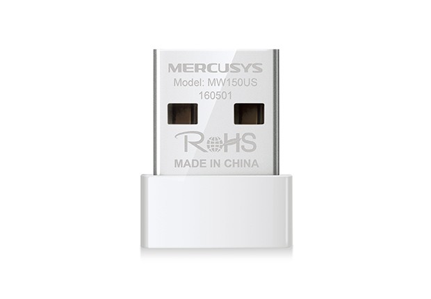 Адаптер Wi-Fi Mercusys MW150US,USB 2.0,белый,rtl