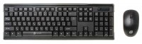 Клавиатура+мышь б/п Oklick 230M черные,USB(для приемника),rtl