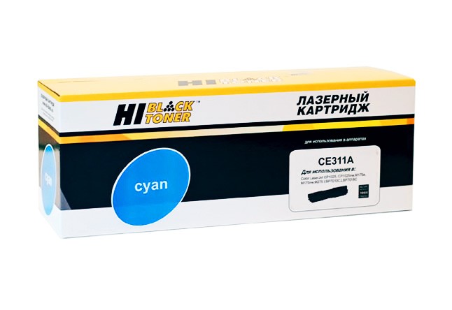 Картридж для HP,CE311A,Hi-Black,голубой (cyan),1K,HP CLJ CP1025/1025nw/Pro M175