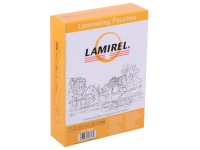 Пленка для ламинирования Lamirel 86мм*54мм,глянцевая,125 микрон,100 шт/уп,конверт