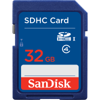 Карта памяти SDHC 32Гб/Class 4,SanDisk (SDSDB-032G-B35)