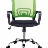 Кресло офисное Бюрократ CH-695N/SL/SD/TW-11, черное/салатовое, ткань/сетка
