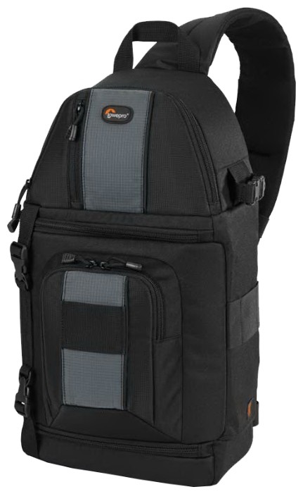 Рюкзак для фототехники Lowepro SlingShot 202 AW, черный/серый, текстиль, 25х25,5х45см, пакет