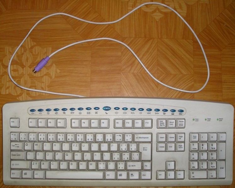 Клавиатура+мышь Can Technology Favourite Multimedia&Internet (4340) белый,PS/2,rtl