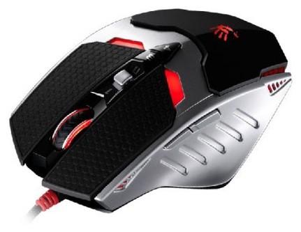 Мышь A4-Tech Bloody TL8 Terminator игровая 8200dpi, 8кн, USB черный-серебристый