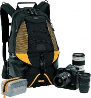 Рюкзак для фототехники Lowepro DryZone Rover, черный/желтый, текстиль, 33,0 х 25,5 х 53,5 см, 