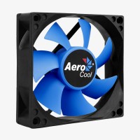 Вентилятор корпусной(molex),Aerocool Motion 8,,2 000 об/мин,25 ДБ,80 мм,без подсветки,черный,rtl