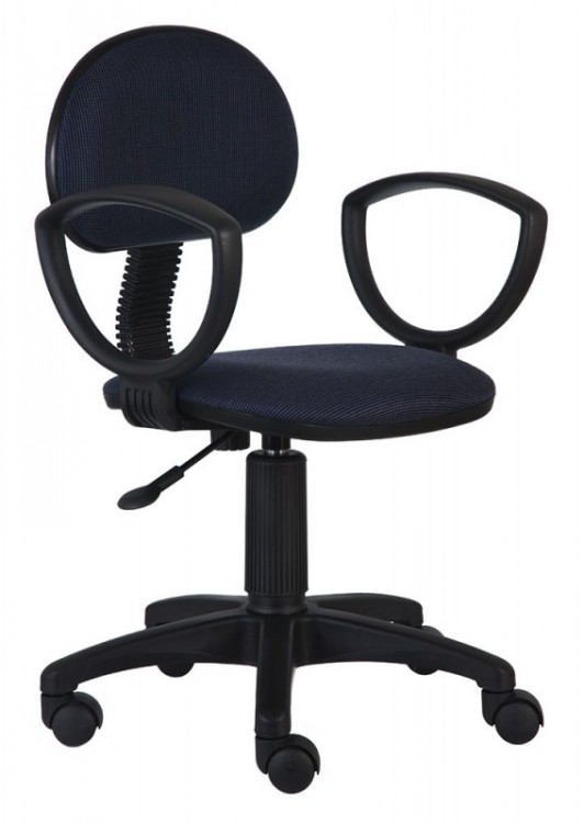 Кресло офисное Бюрократ CH-213AXN/BL&BLUE 12-191, черно-синий, ткань/ткань
