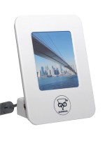 Концентратор USB Konoos UK-09 Фоторамка 4 порта USB 2.0, белый, блистер