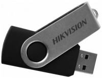 Накопитель USB 2.0, 8Гб Hikvision M200S HS-USB-M200S/8G,черный/серебристый, пластик