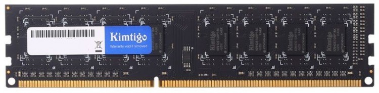 Модуль памяти DIMM DDR3L 4Гб, 1600МГц, 21300 Мб/с, Kimtigo KMTU4G8581600, rtl