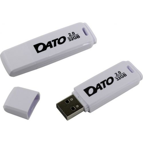 Накопитель USB 2.0 ,32Гб Dato DB8001W-32G,белый, пластик