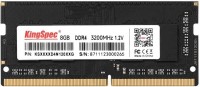 Модуль памяти SODIMM DDR4(1.35В) 8Гб, 3200 МГц, 25600 Мб/с, KingSpec KS3200D4N12008G, oem