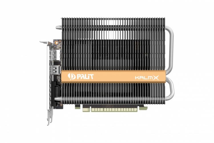 Видеокарта Palit  NVidia GeForce GTX 1050 Ti KalmX 4G 1290 МГц(1392 МГц GPU Boost) PCI-E 3.0 4Гб 7000 МГц  128бит DVI-D, HDMI, Display Port NE5105T018