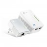 Комплект адаптеров Wi-Fi+PowerLine TP-Link TL-WPA4220KIT, 2 порта 10/100 Мбит/сек, , белый, rtl, 322